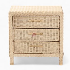 Boho Rattan Nightstand