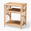 Natural Wicker Rattan Nightstand