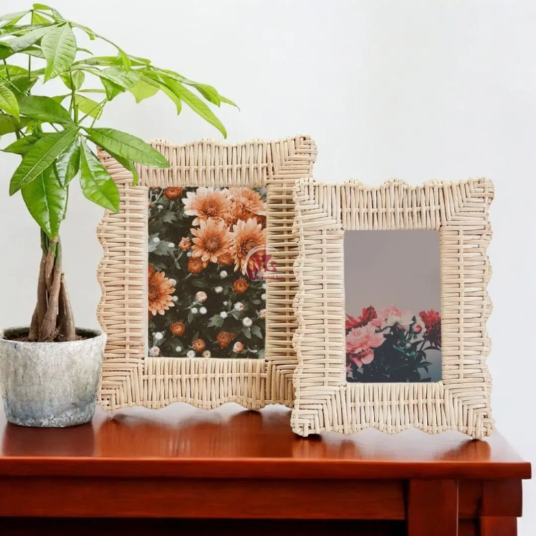 Rattan Photo Frame
