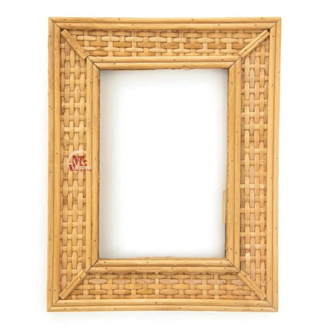 Handmade Rattan Photo Frame