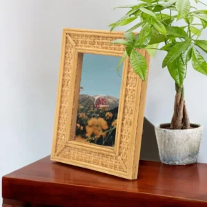 Handmade Rattan Photo Frame