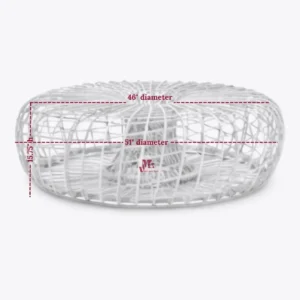 Wicker Round Coffee Table