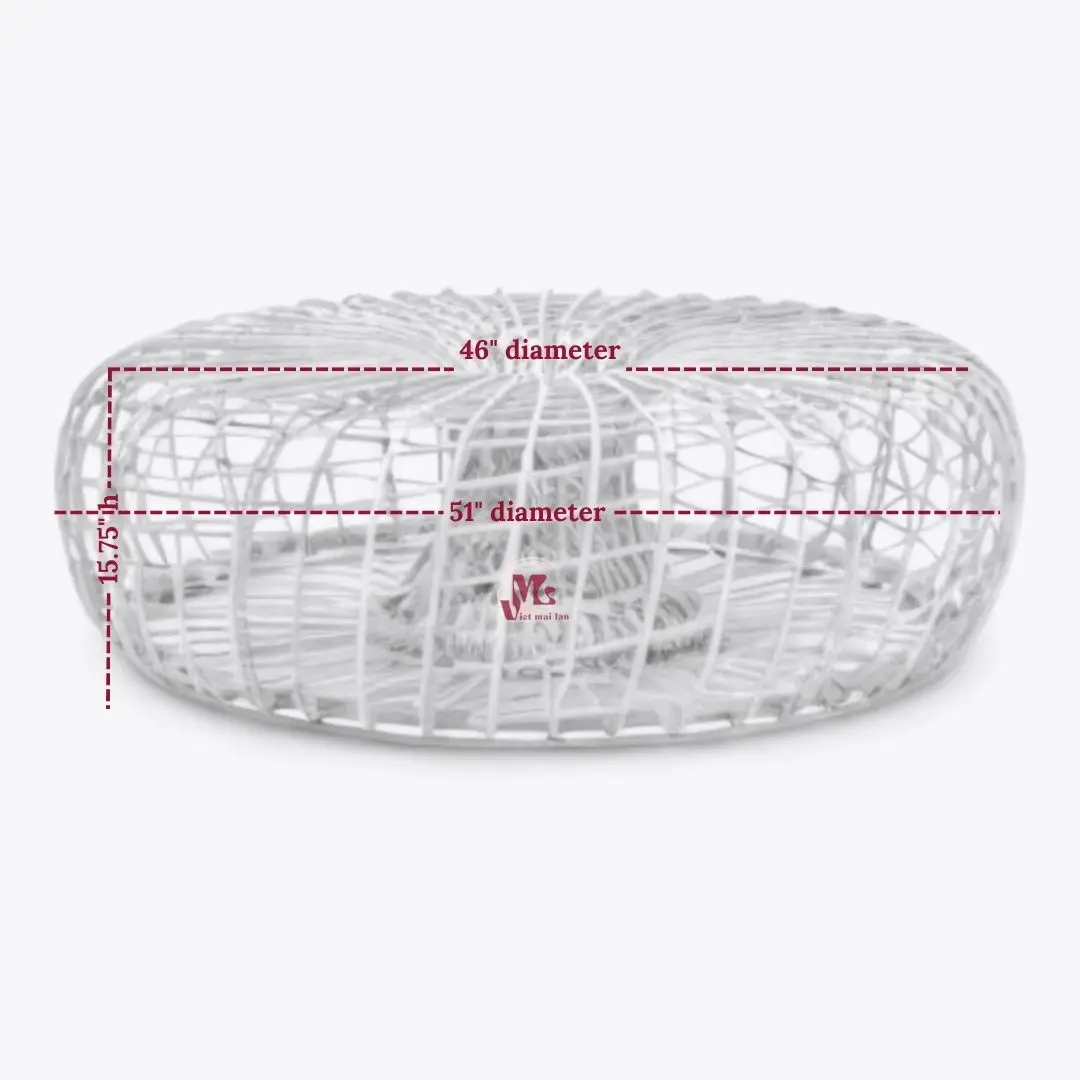 Wicker Round Coffee Table