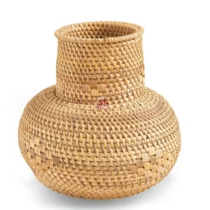 Rattan Table Vase