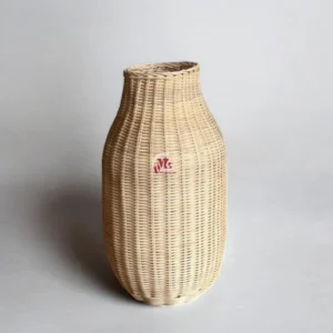 Handwoven Rattan Vase