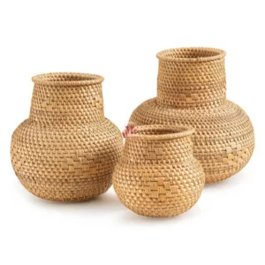 Rattan Table Vase