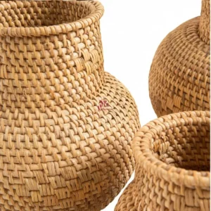 Rattan Table Vase