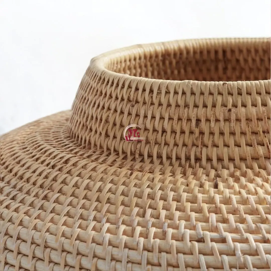 Natural Rattan Vase