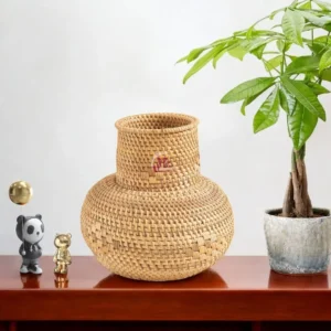 Rattan Table Vase