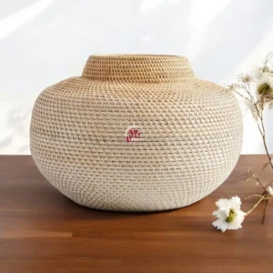 Natural Rattan Vase
