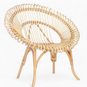 Natural Wicker Lounge Chair