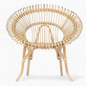 Natural Wicker Lounge Chair