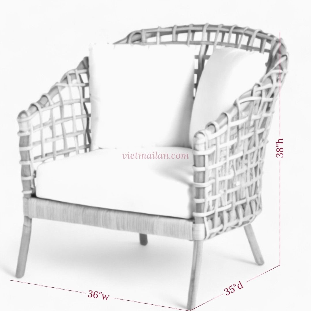 Modern Wicker Lounge Chair