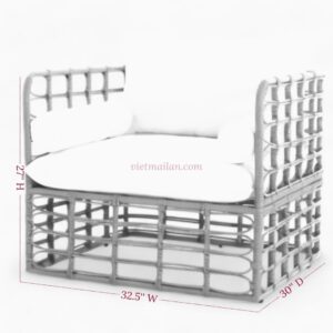 Modern Rattan Lounge Chair