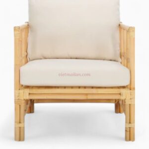 Mid Century Modern Rattan Lounge Chair