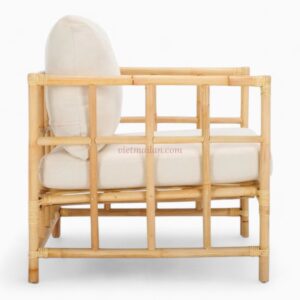 Mid Century Modern Rattan Lounge Chair