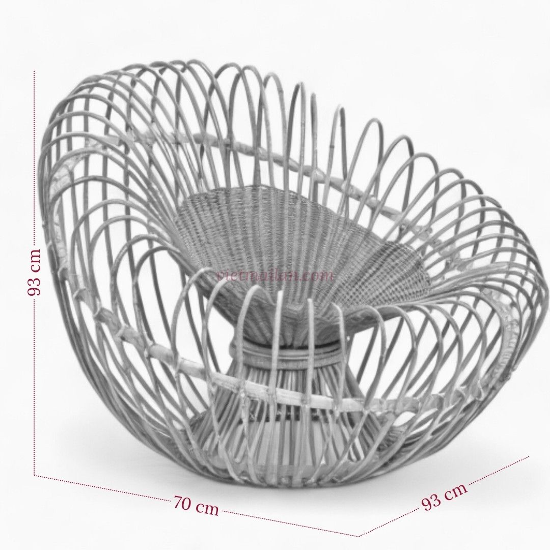 Modern Rattan Lounge Chair
