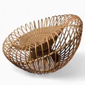 Modern Rattan Lounge Chair