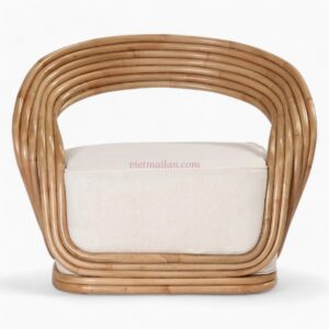 Wicker Rattan Chair in Natural