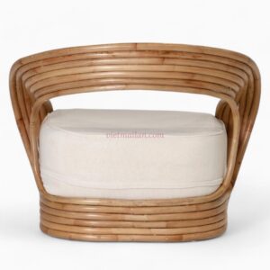 Wicker Rattan Chair in Natural