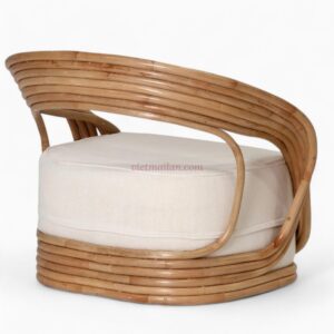 Wicker Rattan Chair in Natural
