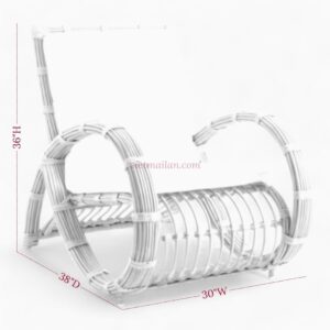 Wicker Rattan Lounge Chair