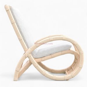 Wicker Rattan Lounge Chair