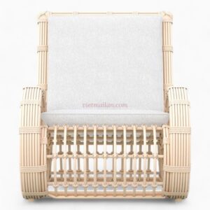 Wicker Rattan Lounge Chair