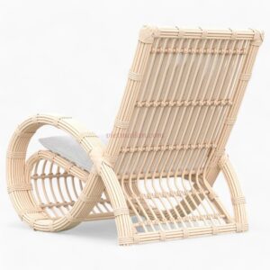 Wicker Rattan Lounge Chair