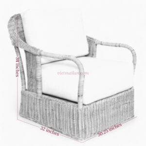 Handmade Rattan Lounge Chair
