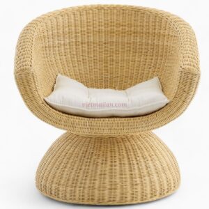 Luxury Rattan Lounge Chair