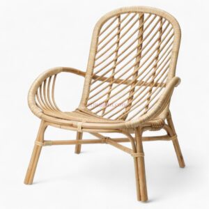 Vintage Rattan Lounge Chair