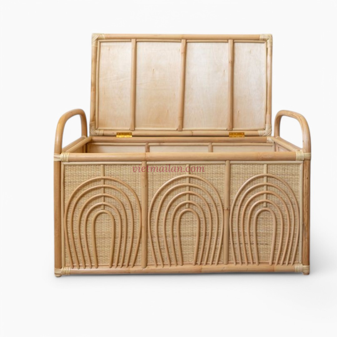Multi-Purpose Rattan Storage Organizer