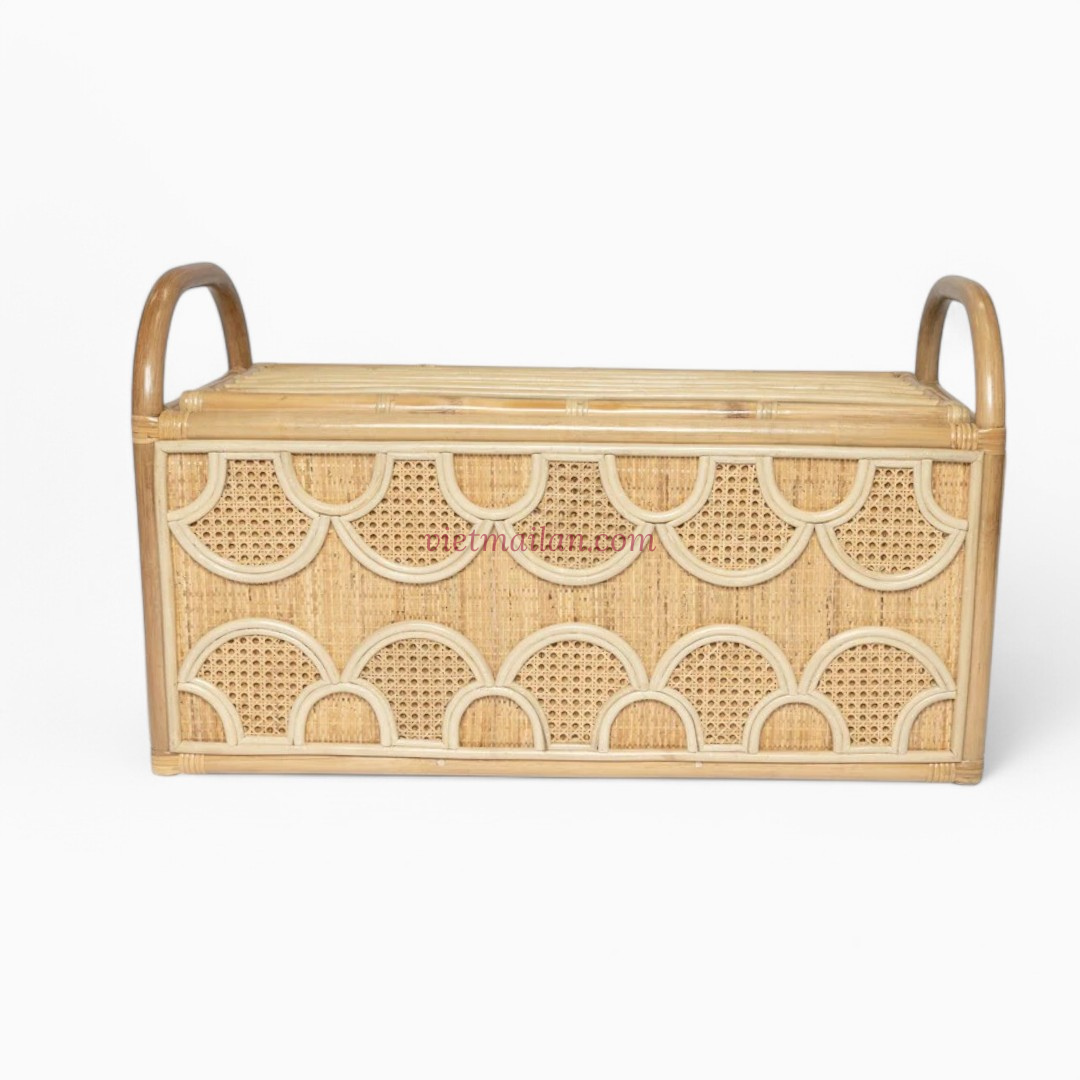 Vintage Rattan Chest Baskets (VMLKB-037)