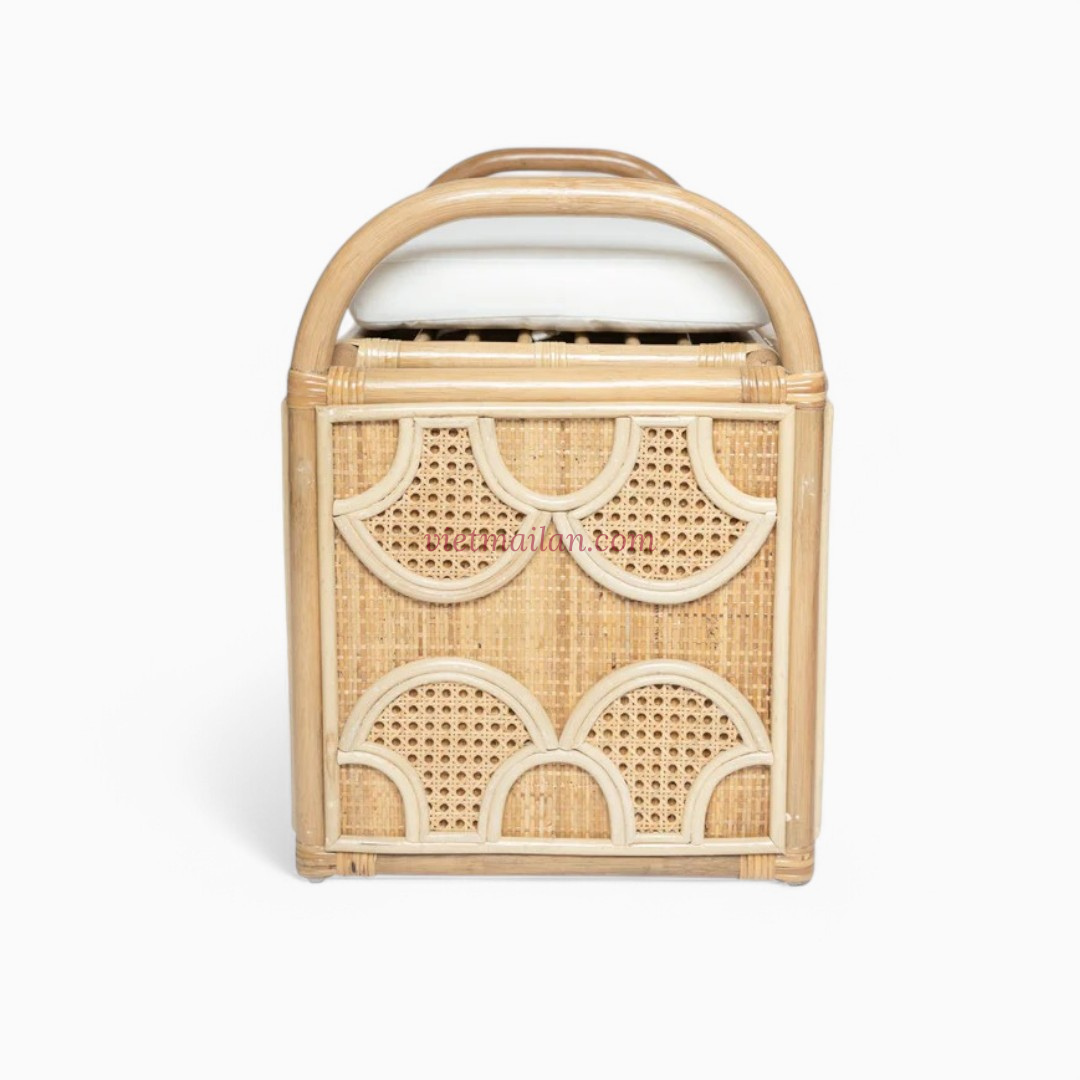 Vintage Rattan Chest Baskets (VMLKB-037)