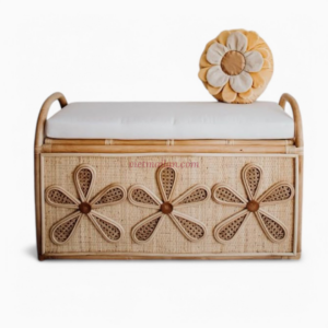 Handwoven Rattan Chest Baskets (VMLKB-036)