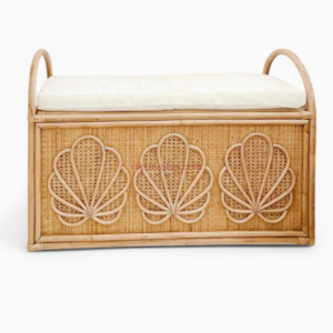 Large Rattan Storage Chest