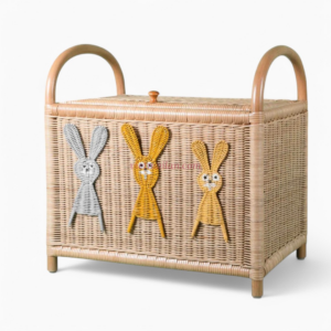 Vintage Rattan Trunk (VMLKB-033)