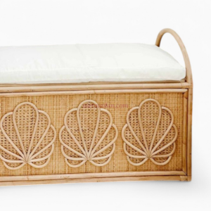 Large Rattan Storage Chest