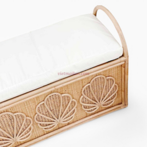 Large Rattan Storage Chest