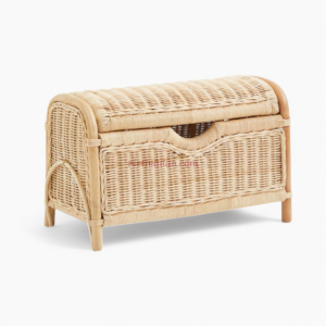 Durable Rattan Trunk for Kids' Room