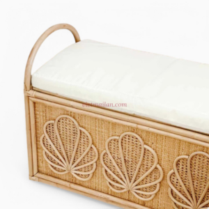 Large Rattan Storage Chest