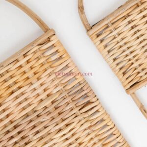 Boho Rattan Wall Hook for Hanging