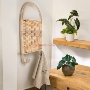 Boho Rattan Wall Hook
