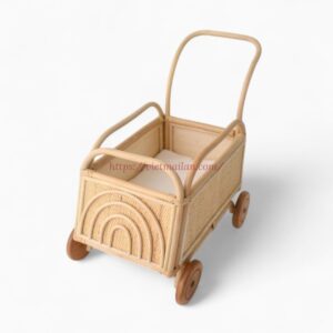 Boho Rattan Stroller