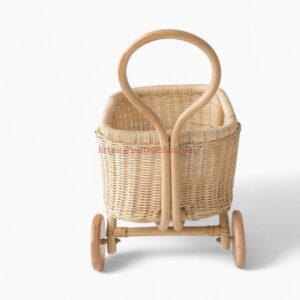 Classic Rattan Stroller for Kids