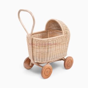 Handmade Rattan Stroller