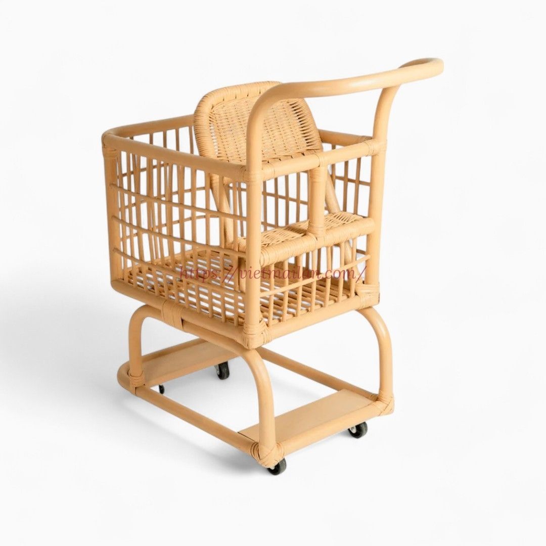 Kids Play Rattan Stroller