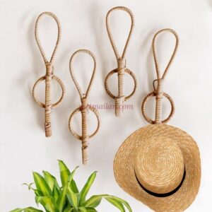 Minimalist Rattan Hook