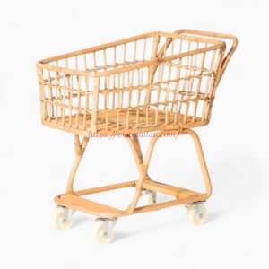 Natural Rattan Stroller
